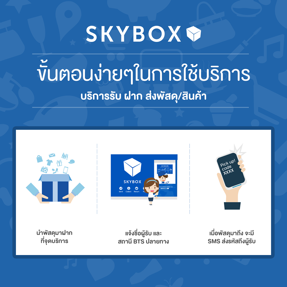 มาทำความรู้จัก SkyBox บริการส่งพัสดุด่วนระหว่างสถานีรถไฟฟ้าบีทีเอส กันเถอะ