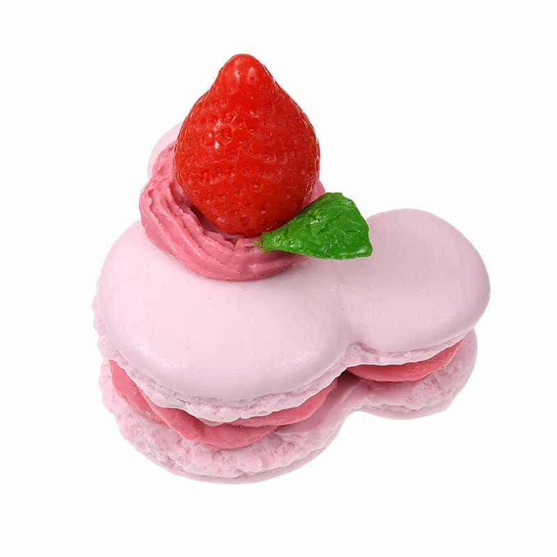 ( liilii ) Macaron soap Mickey strawberry สบู่มาการองมิกกี้เมาส์ กลิ่น สตรอเบอร์รี่