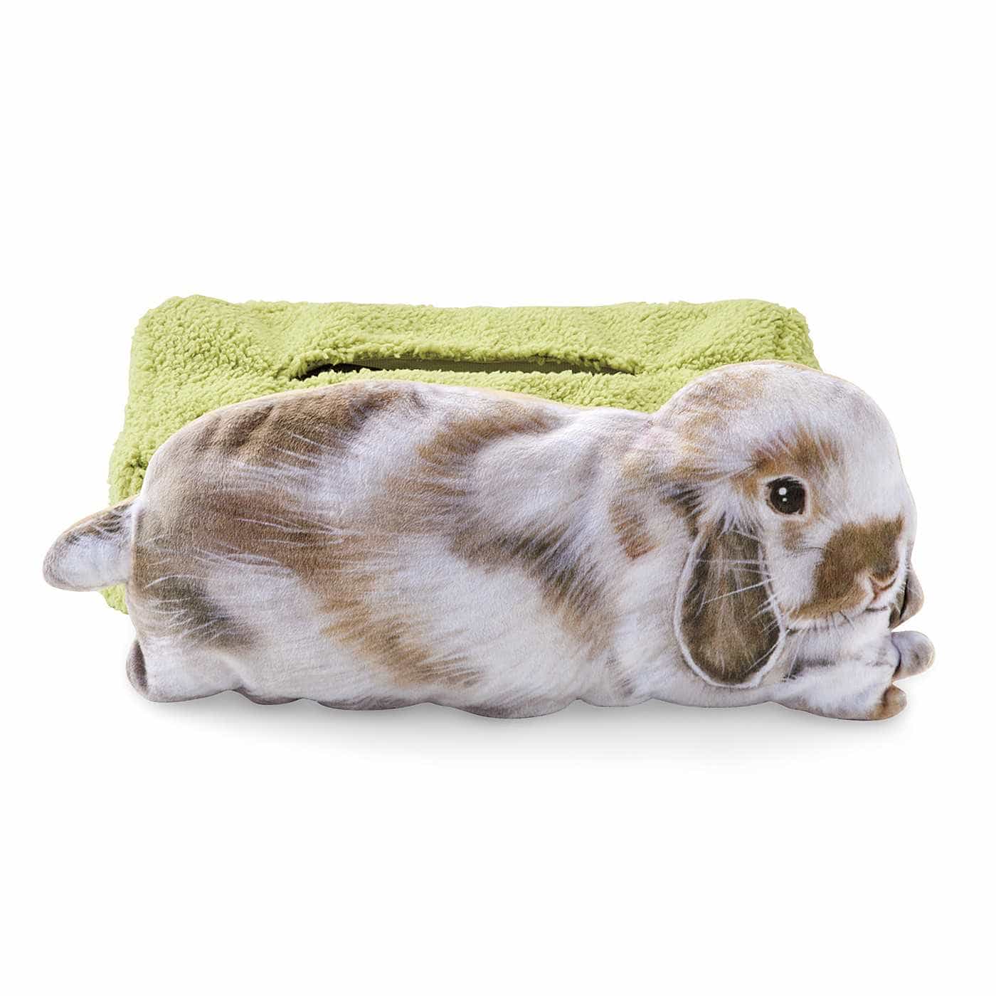 YOU+MORE! Rabbit Design Tissue Box Cover กล่องใส่กระดาษทิชชู่ลายกระต่าย (Drop ear Broken)
