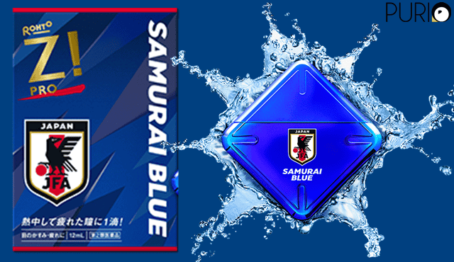 (สำหรับคอนแทนเลนส์ชนิดแข็ง)น้ำตาเทียม Rohto Z! Pro Samurai Blue Limited Edition สูตรเย็นระดับ8+ 12ml