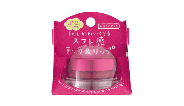 ＳＵＧＡＯ Cheek&Lip เนื้อครีมนุ่ม สีชมพูสดใส(はなやかピンク) 6.5g