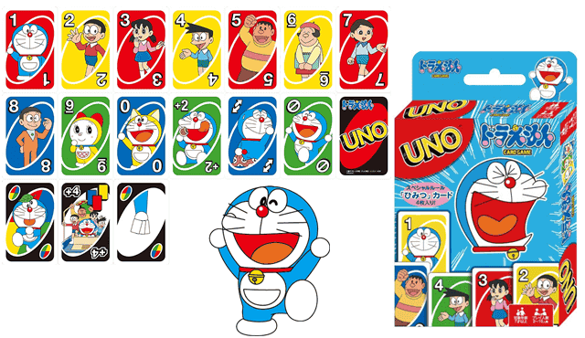 UNO Doraemon การ์ดเกมอูโน่ ลายโดราเอม่อน 112ใบ