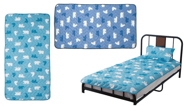Marvelous Cool Pad Bedding แผ่นปูเตียง เพื่อความเย็นสบาย ลายหมีขาว