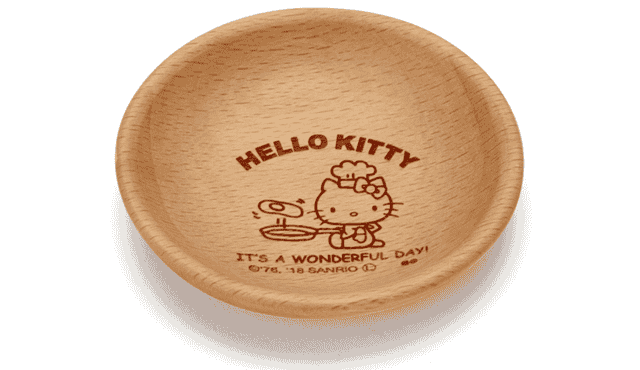 Hello Kitty「Cooking」ถ้วยไม้