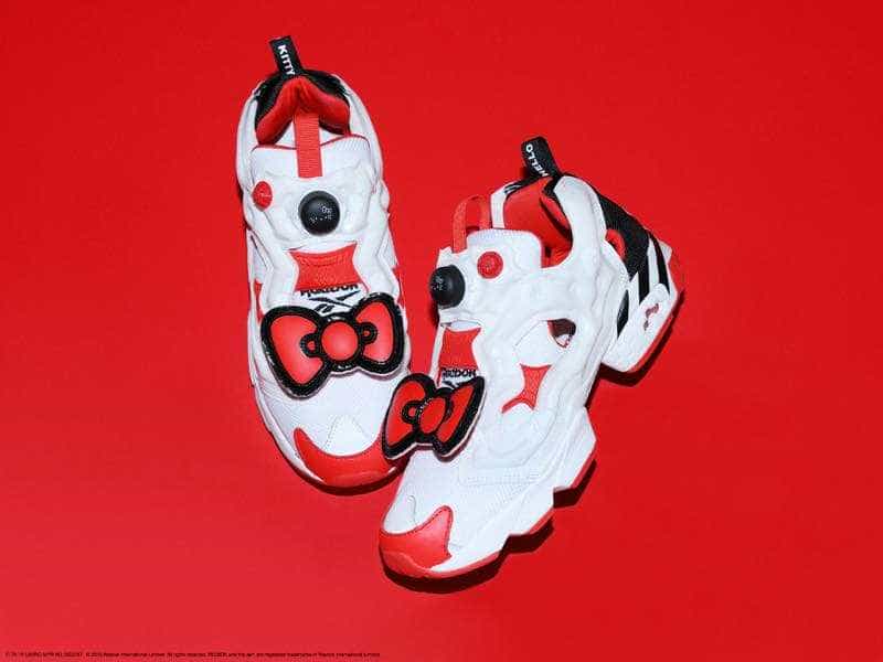 รองเท้าผ้าใบ Reebok x Hello Kitty รุ่น INSTAPUMP FURY OG
