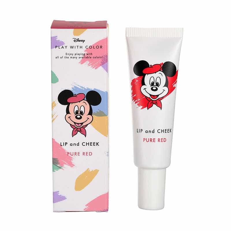 [Witch's Pouch] Mickey Lip & Cheek Pure Red Play with Color สีแดง