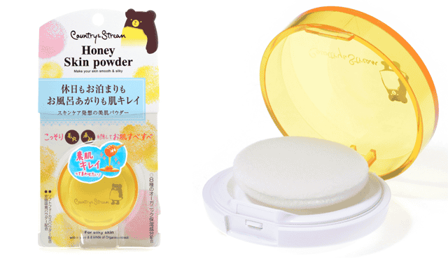 Country & Stream  Honey Skin Powder แป้งพัฟปกปิดรูขุมขน ออแกนิก 4.5g