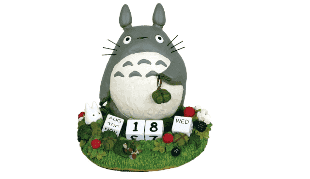 ปฏิทินตั้งโต๊ะลายโตโตโร่ถือของฝาก จาก Tonari no Totoro