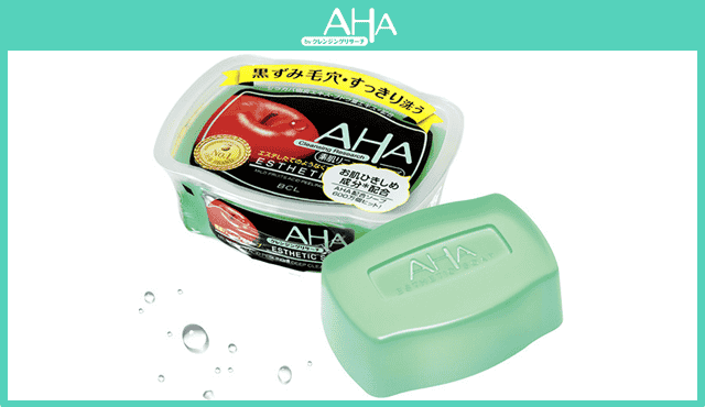 Cleansing Research AHA Esthetic Soap สบู่ล้างหน้าขาวกระจ่างใส ป้องกันสิว กลิ่นแอปเปิ้ล 100g